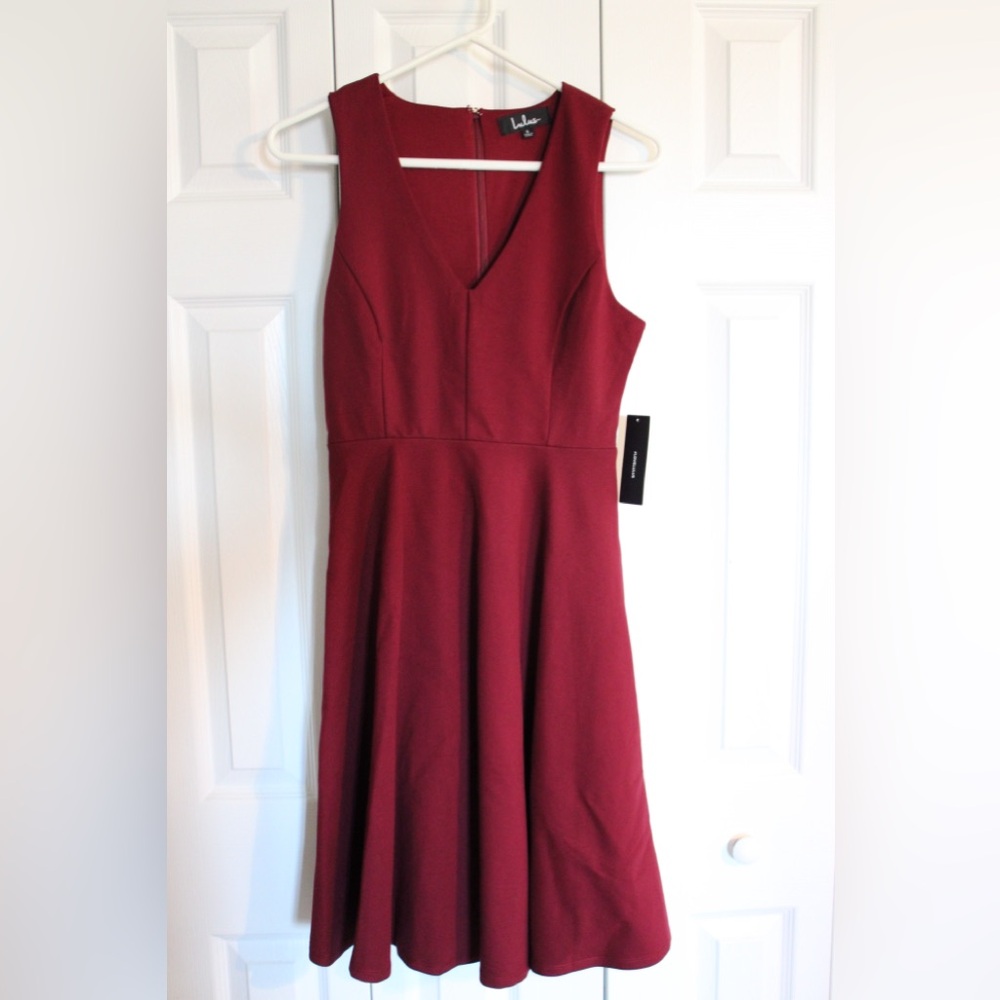 Lulu's Burgundy Dress